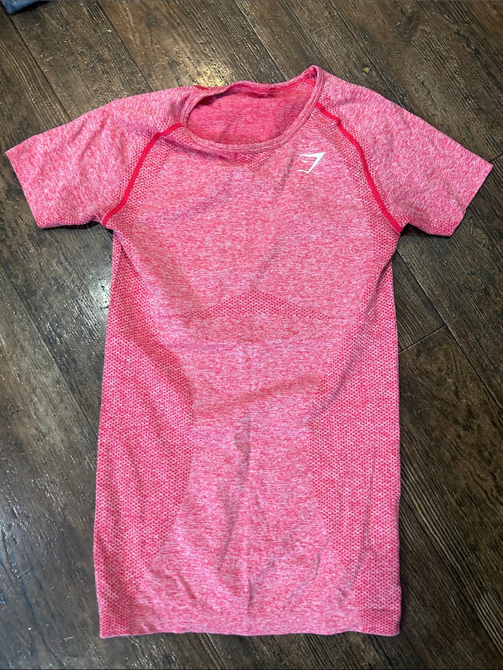 Gymshark Heather Pink Short-Sleeve Performance Tee